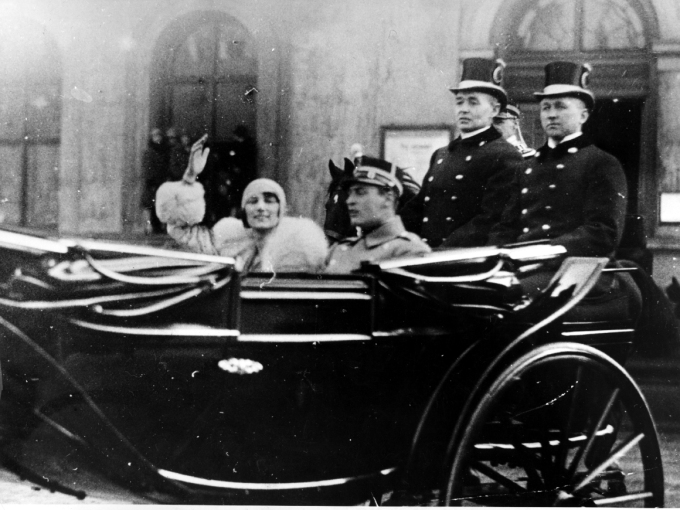 Prinsesse Märtha kjem til Oslo. Foto: NTB scanpix