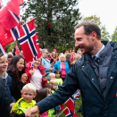 Ruvdnaprinsa dearvvaha smávváid ja stuorráid Stavernis. Govva: Lise Åserud, NTB scanpix