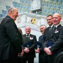 26. november: Kong Harald er til stede når 22 personer blir hedret for sin livreddende innsats 22. juli 2011 (Foto: Heiko Junge / NTB scanpix)
