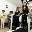Gonagasbárra beasai dearvvahit Sami Dubli&#263; (11) gii oahpahallá vázzit University Institute for Rehabilitation of the Republic of Slovenia (Govva: Lise Åserud / Scanpix)