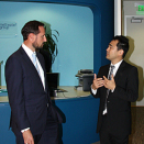 25. oktober: Kronprins Haakon og næringsminister Giske på besøk hos Meltwater Group i Silicon Valley (Foto: Anne Cecilie Lund)
 
