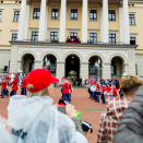 Gonagasbearaš dearvvaha mánáidtoga Šloahttabalkoŋggas. Govva: Vegard Wivestad Grøtt / NTB scanpix