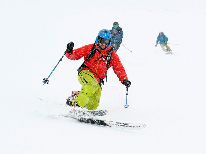 Topptur til Snøtiden i morgentimene. Foto: Rune Stoltz Bertinussen / NTB scanpix