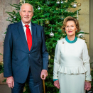 Kongeparet i Slottskapellet. Foto: Håkon Mosvold Larsen, NTB