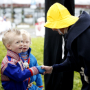Hagefest i Tromsø. Duskregn ingen hindring. Foto: Lise Åserud, NTB scanpix
