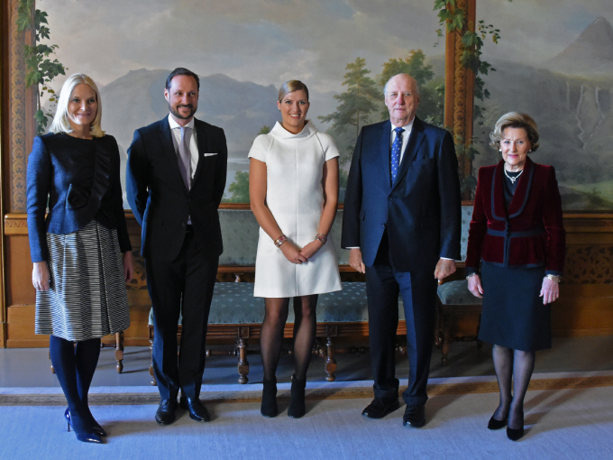  ICAN ráfibálkkašumi vuoiti jođiheaddji, Beatrice Fihn,  audienssas Šloahtas. Govva: Sven Gj. Gjeruldsen, Gonagaslaš hoavva