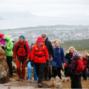 Dronningen sto for den offisielle åpningen av den nye Keiserstien. Foto: Lise Åserud, NTB scanpix.