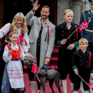 Ruvdnaprinsabeara&#154; dearvvaha mánáidtoga Askeris olggobealde Skauguma (Govva: Stian Lysberg Solum / Scanpix)