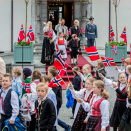 Ruvdnaprinsabeara&#154; dearvvaha mánáidtoga Askeris olggobealde Skauguma (Govva: Stian Lysberg Solum / Scanpix)