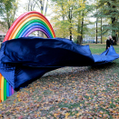 Sammen avduket de "Roggbif" og "Ansiktsløs mann" Foto: Lise Åserud, NTB scanpix