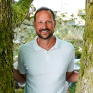 Kronprins Haakon på Dvergsøya. Foto: Lise Åserud, NTB scanpix