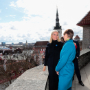 Váccašeamen Tallinna boares gávpotoasis. Govva:  Lise Åserud / NTB scanpix