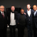 19. oktober: Kronprins Haakon deltar på Global Dignity Forum i Helsinki sammen med blant  annet Martti Ahtisaari, Pekka Himanen, Desmond Tutu og John Hope Bryant (Foto: Liv Anette Luane)