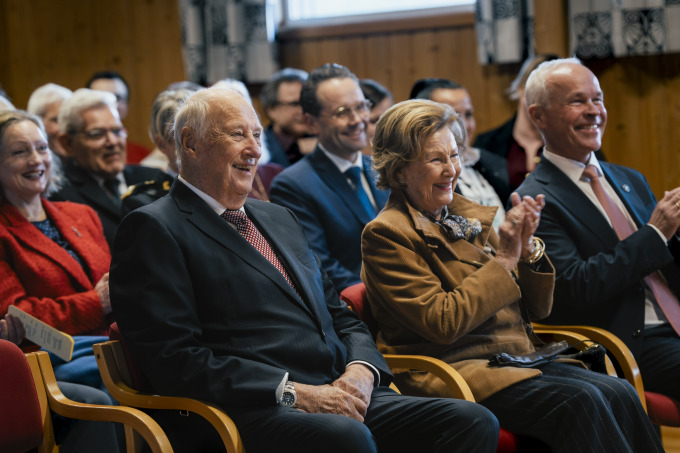 Kongeparet under besøket. Foto: Ola Vatn, Det kongelige hoff 