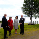 Harstad sátnejo&#273;iheaddji bovdii lun&#154;ii Røkenes gárdimis (Govva: Cornelius Poppe / NTB scanpix)