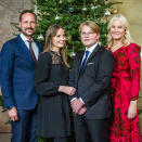 Kronprinsfamilien i Slottskapellet. Foto: Håkon Mosvold Larsen, NTB