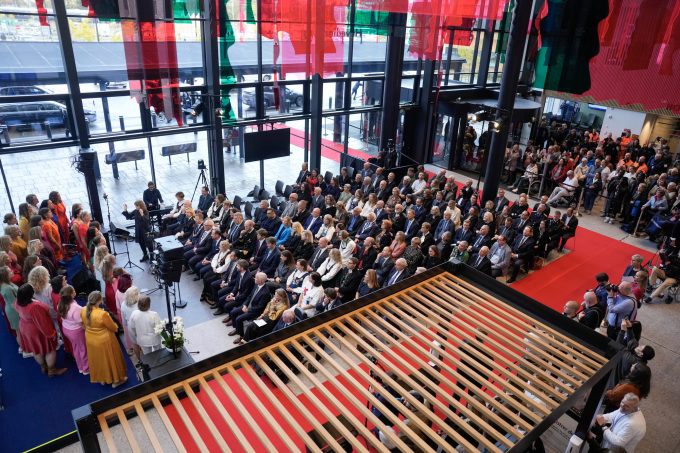 Offisiell åpning av det nye sykehuset. Foto: Javad Parsa / NTB