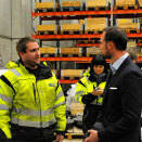 16. november: Kronprins Haakon besøker Pøbelseminaret og deler ut årets Pøbelpris. Under det innlagte bedriftsbesøket til SFF fikk Kronprinsen se konkrete resultater av Pøbelprosjektets innsats for ungdom (Foto: Kjetil Grøtte) 