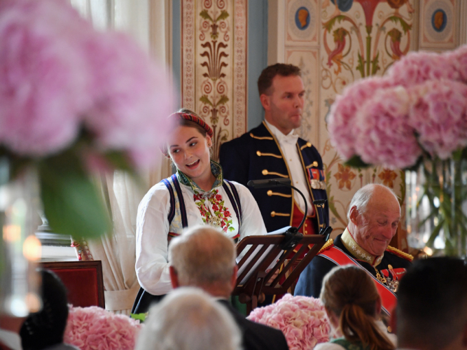 Prinseassa doallá giittossártni. Govva: Sven Gj. Gjeruldsen, Gonagaslaš hoavva