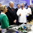 Gonagasbárra fitna geah&#269;&#269;amin gohkkengilvvu finála Culinary Centeris Warszawas. Finálabargamu&#154;: Norgga luossa. (Govva: Lise Åserud / NTB scanpix)