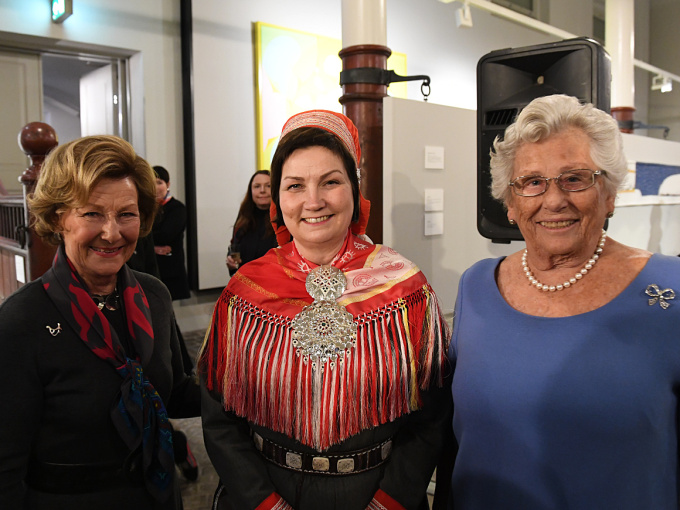 Prinseassa Astrid, Ferner roavvá, lei maid mielde rahpamis. Dá Dronnet Sonjain ja Aili Keskitaloin. Govva: Sven Gj. Gjeruldsen, Gonagaslaš hoavva