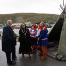 Ságastallamin sámi kultuvrra birra,  Ailu Utsi ja Ellinor Utsi. Govva: Sven Gj. Gjeruldsen, Gonagaslaš hoavva