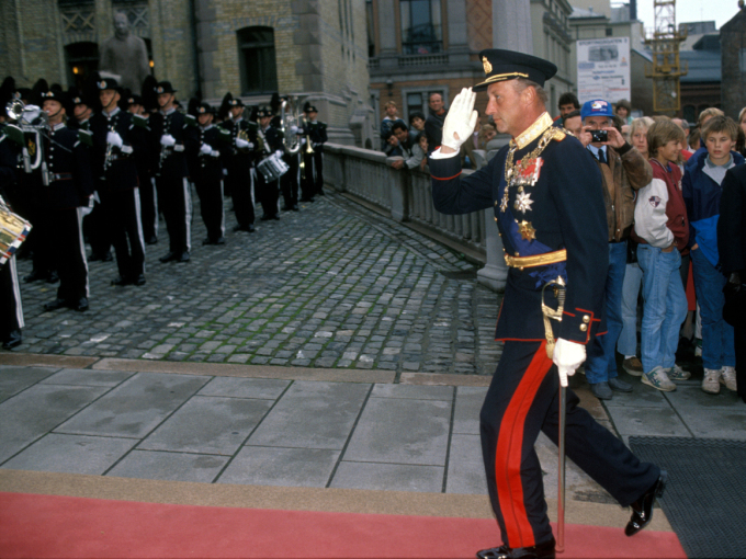 Ruvdnaprinsa Harald boahtá vuosttaš geardde rahpat Stuoradikki. Govva: Tor Richardsen