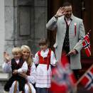 Ruvdnaprinsabeara&#154; dearvvaha mánáidtoga Askeris olggobealde Skagum (Govva: Sara Johannessen / Scanpix)