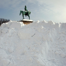 Carl Johan - så vidt over snøen, mars 2006. Govva: Terje Bendiksby, NTB scanpix.
