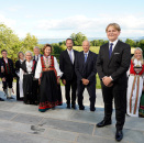 Dagen ble feiret med nærmeste familie på Skaugum. Foto: Lise Åserud / NTB scanpix