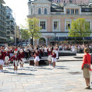 23. mai: Kongeparet er til stede ved åpningen av de 60. Festspill i Bergen (Foto: Marit Hommedal / NTB scanpix)