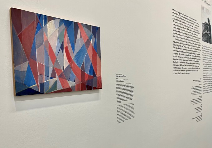 I utstillingen vises utvalgte verk fra ulike tidsperioder i kunstnerens liv. Foto: Sara Svanemyr, Det kongelige hoff