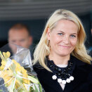 13. september: Kronprinsesse Mette-Marit er til stede på åpningen av rollemodellbyrået Alfa (Foto: Cornelius Poppe / Scanpix)