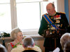 King Harald giving a speech