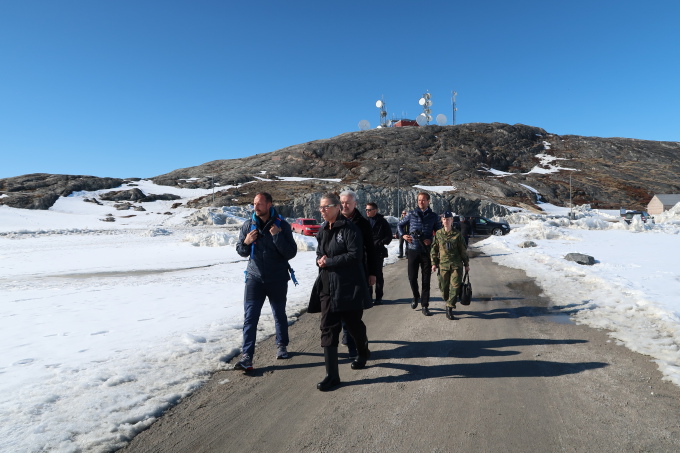 Ovdal go Ruvdaprinsa ja ekspedišuvdna dollejedje Ruonáeatnaa jieŋa ala, de gallededje Isfjordsenteret  Ilulissatas. Doppe besse earret eará gullat eanet dálkkádatdutkama birra Ruonáeatnamis. Govven: Ane Mette Sandgreen, Avannaata suohkan.