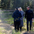 Ved jervens innhegning. Foto: Berit Roald, NTB scanpix