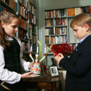 Julefotografering på Skaugum. Foto: Lise Åserud, NTB scanpix