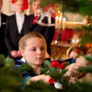 Torsdag 19. desember var Kongeparet og Kronprinsfamilien samlet til julefotografering på Slottet (Foto: Håkon Mosvold Larsen, NTB scanpix)