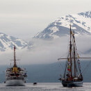 Gonagasskiipa joavdamin Foldviikii (Govva: Terje Bendiksby / Scanpix)