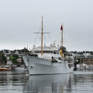 Kongeskipet i Sandefjord havn, september 2020. Foto: Liv Anette Luane, Det kongelige hof