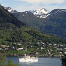 Kongeskipet i Rosendal i Hordaland, 2015. Foto: Sven Gjeruldsen, Det kongelige hoff