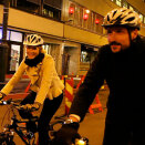 22. oktober: Kronprinsparet syklet til markeringen av Norges Cykleforbunds 100-årsjubileum (Foto: Torstein Vegheim)