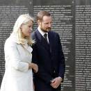 Ruvdnaprinsabárra "Wall of Remeberance" luhtte (Govva: Lise Åserud, Scanpix)