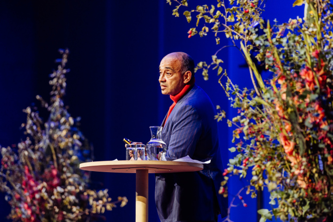 En av konferansens foredragsholdere, professor Kwame Anthony Appiah, som er professor i filosofi ved New York University. Foto: Jonathan C. Vivaas Kise, SIKT