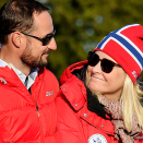 Kongefamilien i Holmenkollen.  Foto: Jon Olav Nesvold / NTB scanpix