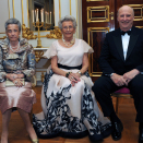 DD.MM. Kongen og Dronningen holdt selskap for Prinsesse Astrid, fru Ferner i anledning av Prinsessens 80-årsdag, 12. februar 2012. Fra venstre Prinsesse Ragnhild, fru Lorentzen, Prinsesse Astrid, fru Ferner og H.M. Kongen. Handoutbilde fra Det kongelige hoff. Bildet er kun til redaksjonell bruk - ikke for salg. Foto: Sven Gj. Gjeruldsen, Det kongelige hoff.