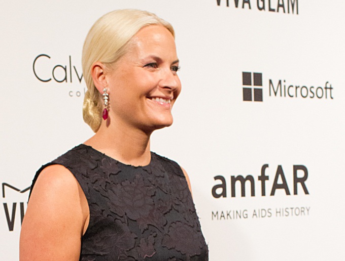 I juni 2014 ble Kronprinsessen tildelt den prestisjetunge amfAR Award of Inspiration for sitt mangeårige aidsarbeid, tildelt av American Foundation for Aids Research. Foto: Kevin Tachman.