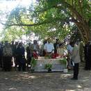 Skábmamánus 2009 guossástalai Ruvdnaprinsa Botswana UNDP ovddasteaddjin. Dá son deaivvada Samochima báikkála&#154; eiseválddiiguin ja guolásteddjiiguin (Govva: Ida Fjeldbraaten: Gonagasla&#154; hoavva)