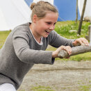 Prinsesse Ingrid Alexandra og Prins Sverre Magnus er med når Kronprinsparet besøker Olsokdagene på Stiklestad. (Foto: Ned Alley, NTB scanpix)