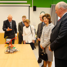 Gonagasla&#154; guossit  "Newtonlanjas" Stangnes skuvllas (Govva: Cornelius Poppe / NTB scanpix)